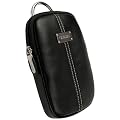 Krusell Luna Leder Etui f�r Panasonic Lumix DMC-FS16EG-K Digitalkamera schwarz