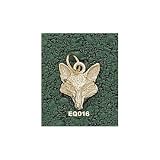 Fox Head 1/2 Charm/Pendant -14K/10K, Stainless Steel or Gold Plated