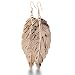 Rose Gold Tone Lightweight Dangle Leaf Earrings. 3 inches long