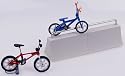 SET 2 BMX Fingerbike aus Metall + Rampe Grind