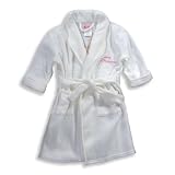 Gyrl Co - Toddler Girls Fleece Robe, White