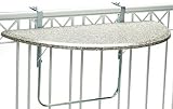 Videx 16302 Balkonklapptisch Terrazo Design 51x102cm halbrund