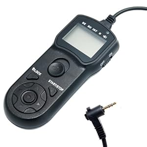 Rainbowimaging LCD Timer Remote Control for Canon EOS 60D, 1000D, 650D, 600D, 550D, 500D, 450D, 400D, 350D, 300D, Rebel XS, Rebel T4i, Rebel T3i, Rebel T2i, Rebel T1i, Rebel XSi, Digital Rebel XTi, Digital Rebel XT, Digital Rebel, Rebel XS, Rebel T4i, Rebel T3i, Rebel T2i, Rebel T1i, PowerShot G1 X, G12, G11, G10; Pentax K-30, K-7, K-5, K-r, K-m, K200D, K100D Super, K100D, K110D, K20D, K10D, Samsung NX100, NX10, NX5, GX-1L, GX-1S, GX-20, GX-10
