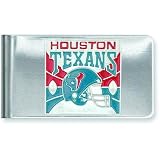 Stainless Steel NFL Houston Texans Money Clip