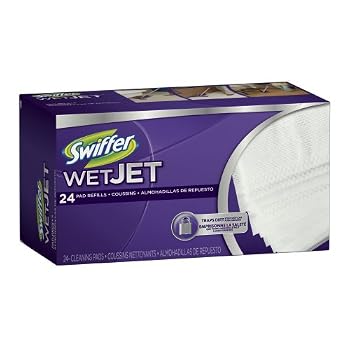 Set A Shopping Price Drop Alert For Swiffer WetJet Spray Mop Floor Cleaner Pad Refills, 24-Count (Pack of 2) (Packaging May Vary)
