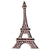 Amethyst Paris Eiffel Tower Austrian Crystal Pin title=