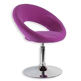 Drehsessel CORONA Stoffbezug pink