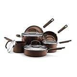 Earth Pan II Nonstick 10-Piece Cookware Set, Espresso