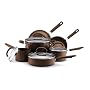 Earth Pan II by Farberware 10-Piece Cookware Set, Espresso