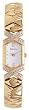 Gold Tone Dress White Dial Diamonsd