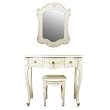 ivory dressing table mirror