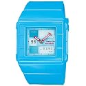 G-Shock Square Vivid Combination Wrist Watch in Blue