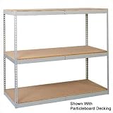 3 Level Double Rivet Flanged Beam Units - 48 W Color: Dove Grey, Depth: 24, Unit Type: Starter