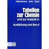 Tabellen zur Chemie und zur Analytik: in Ausbildung und Beruf
