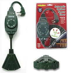 New Trademark Automatic Outdoor Sensor Timer Perfect For Outdoor Lights Security Lights Sprinklers