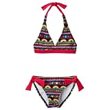 Girls' Xhilaration 2-pc. Rainbow Bikini - Black
