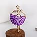 Romantic Time Scallop Selvedge Ballet Girl Dancing Brooch Pin