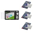 Ikross Premium Reusable LCD Screen Protector with Lint Cleaning Cloth -3 Pack
