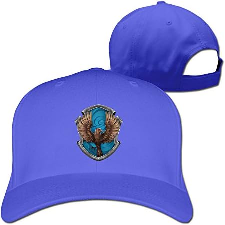 Fashion Ravenclaw Crest Insignia Unisex Adjustable Solid Trucker Cap RoyalBlue
