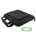 Kroo Hardshell SLEEVE CASE Cover Pouch Carrying Bag for all Acer Aspire One netbook Models 10.1-Inch laptop screen or smaller --- BLACK + Vangoddy tm, Live*Laugh*Love wrist band!!!
