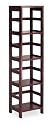 Winsome 92514 Espresso Beechwood SHELF4-SECTNARROW