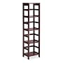 Winsome 92514 Espresso Beechwood SHELF4-SECTNARROW