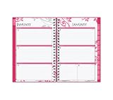Blue Sky 2012 Designer Weekly/Monthly Planner, Breast Cancer Awareness, 8-1/2