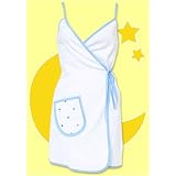 Stan Herman Candy Dots Blue Terrycloth Shower Wrap at Stan Herman