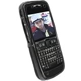 Krusell 89356 Nokia E71 Classic Leather Case with Spring Clip (Black)