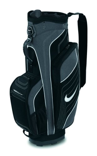 Nike Tech Sport Cart Bag, Dark Grey/White/Black