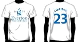 Everton Hero Soccer Tee: Seamus Coleman | Adult Small | White