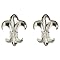 Sterling Silver Fluer De Lis Earring