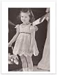 #2372 FLOWER GIRL VINTAGE CROCHET PATTERN