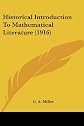 Historical introduction to mathematical literature,