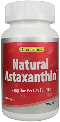 ($0.38/12mg) Big Discount!!! Free Shipping, Buy 5 get 3 Free, $185 / 8 bottles, 480 Gel Caps, Natural Hawaiian Astaxanthin 12mg 60 caps