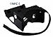 Google Cardboard @ 45mm Focal Length Virtual Reality Google Cardboard with Printed Instructions and Easy to Follow Numbered Tabs (WITH NFC and FREE HEAD-STRAP) Black