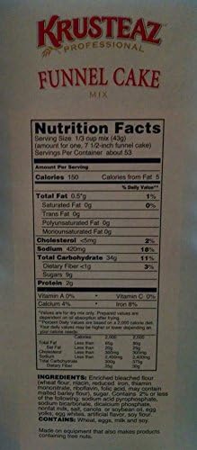 Funnel Cake Mix Professional Krusteaz 5# Box (2 Count)