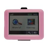 Skque Garmin 3.5 Inch Silicone Skin Case Pink