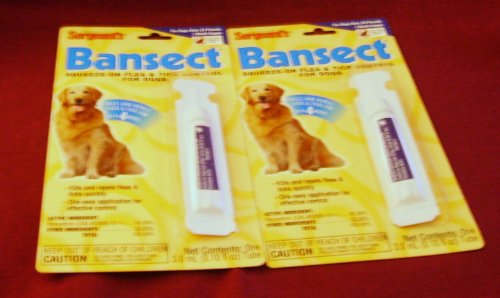 Sergeant's Bansect Squeeze-On Flea & Tick Control For Dogs