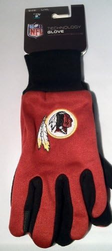 Officially Licensed NFL Technology Gloves (Redskins)