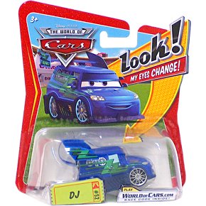 Disney / Pixar Cars Movie 1:55 Cast Car with lens-shaped eyes DJ Die