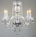 Authentic All Crystal Chandelier!