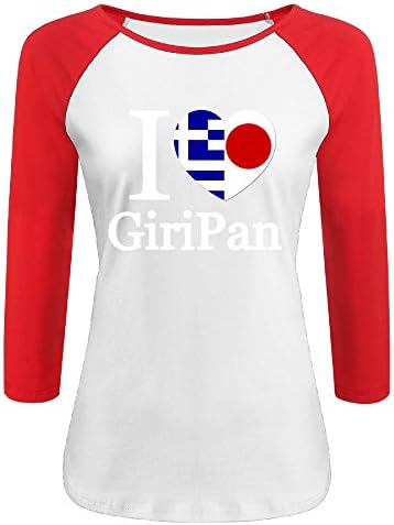 I Love Japan Racerback Women's Baseball Jersey Half Sleeve Tshirts