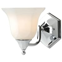 World Imports Lighting 4381-08 Hallsburg 1-Light Wall Sconce, Chrome