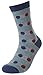 Soxmile Mens Big and Tall Fashion Crew Socks - Dots, Dot-Stripe, Stripe