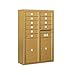 Salsbury Industries 3812D-10GFP Surface Mounted Horizontal Mailbox, Gold