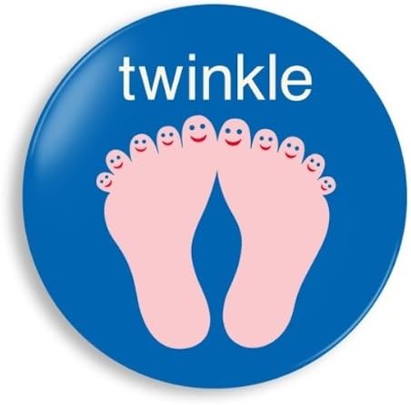 Twinkle Toes Melamine Plate by Jane Jenni