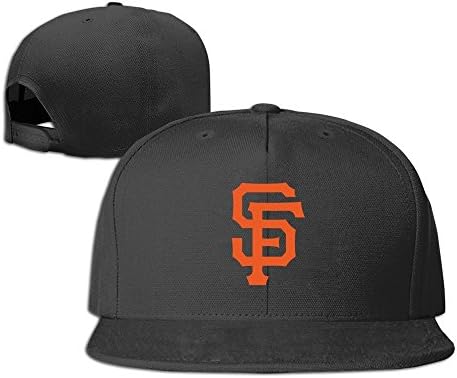LuN San Francisco Giants Baseball Cap Black Baseball Cap Flat Bill Hat Unisex