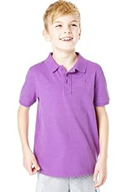 Short Sleeve Piqué Neon Polo Shirt