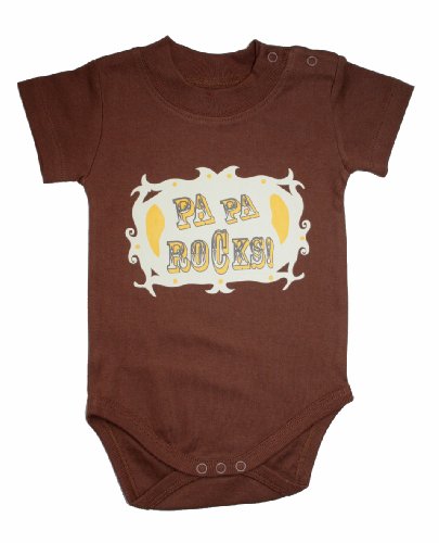 Gizmoroo - Organic Cotton Baby Body - Papa Rocks